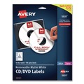 Office Jansan | Avery 05931 Laser CD Labels - Matte White (50/Pack) image number 0