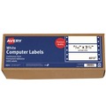 Office Jansan | Avery 04013 0.94 in. x 3.5 in. Pin-Fed/Dot Matrix Printer Mailing Labels - White (5000/Box) image number 0