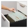 Mothers Day Sale! Save an Extra 10% off your order | Universal UNV10297 3 Dividers 8 Fasteners 8-Section 3 in. Expansion Pressboard Classification Folders - Legal Size, Gray Exterior (10/Box) image number 3