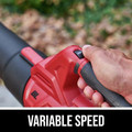 Handheld Blowers | Skil BL4714B-10 20V PWRCORE20 Brushless Lithium-Ion 400 CFM Cordless Leaf Blower Kit (4 Ah) image number 3