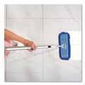 Mops | Gritt Commercial GRI18224 24 in. x 5 in. Microfiber Looped Dust Mop Pad Head - Blue image number 6