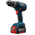 Combo Kits | Factory Reconditioned Bosch CLPK237A-181-RT 18V 4.0 Ah Cordless Lithium-Ion Hammer Drill and Impact Driver Combo Kit image number 1