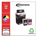Ink & Toner | Innovera IVRN9H64FN Remanufactured 200/165 Page-Yield Replacement Ink for 62 (N9H64FN) - Black/Tri-Color image number 1
