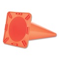 Outdoor Games | Champion Sports C18OR 18 in. Hi-Visibility Vinyl Cones - Orange image number 3