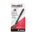 Office Jansan | Pilot 35334 Precise V5 0.5 mm Roller Ball Pen - Extra-Fine, Black (Dozen) image number 1