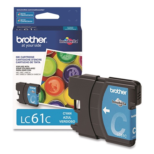 Ink & Toner | Brother LC61CS Innobella 325 Page-Yield Ink - Cyan image number 0