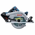 Circular Saws | Factory Reconditioned Bosch GKS18V-25GCB14-RT 18V PROFACTOR Brushless Lithium-Ion 7-1/4 in. Cordless Strong Arm Circular Saw Kit with Track Compatibility (8 Ah) image number 2