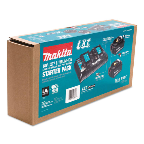 Makita BL1850B2DC2 18V LXT Cordless Lithium-Ion 5.0 Ah ...
