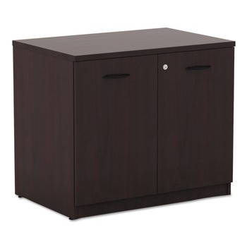Alera Valencia Series 34.13 in. x 22.78 in. x 29.5 in. Storage Cabinet - Mahogany
