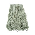 Mops | Boardwalk BWKCM02032S #32 Cut-End Cotton Mop Head - White (12/Carton) image number 1
