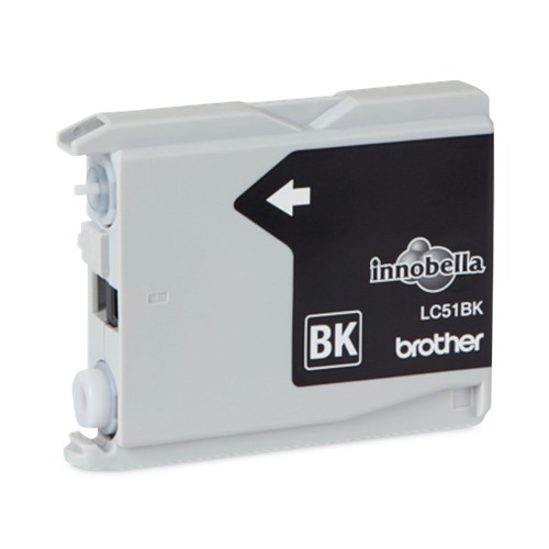  | Brother LC51BK LC51BK Innobella 500 Page-Yield Ink - Black image number 0