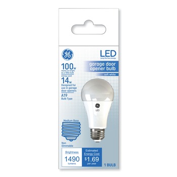 GE 93116005 14 Watts A19 LED Garage Door Opener Bulb - Soft White (1/Pack)