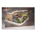 Food Trays, Containers, and Lids | Eco-Products EP-SCS5 5.04 in. x 5.04 in. x 1.09 in. 10 oz. WorldView Renewable Molded Fiber Containers - White (800/Carton) image number 7