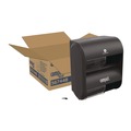 Bulk Savings Pricing 2 | Georgia Pacific Professional 56744B 12.31 in. x 14.81 in. x 7.86 in. Compact Quad Vertical Four Roll Coreless Tissue Dispenser - Black image number 2