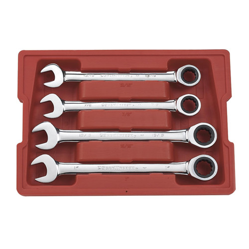 Ratcheting Wrenches | GearWrench 9309 4-Piece SAE Jumbo Combination Ratcheting Wrench Set image number 0