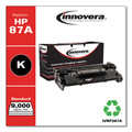 Ink & Toner | Factory Reconditioned Innovera IVRF287A 9000 Page-Yield Remanufactured Toner Replacement for 87A (CF287A) - Black image number 1
