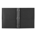 Office Jansan | Avery 47978 0.5 in. Capacity 11 in. x 8.5 in. Prong Fastener Two-Pocket Folder - Black (25/Box) image number 0