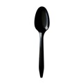 Food Service | Boardwalk BWKSPOONBLPP Mediumweight Polypropylene Spoon Cutlery - Black (1000/Carton) image number 0