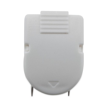 Advantus 40 Sheet Capacity Wall Clips for Fabric Panels - White (50/Box)