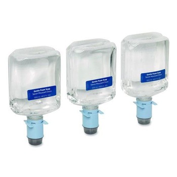 Georgia Pacific Professional 1200 mL Pacific Blue Ultra Automated Foam Soap Refill - Fragrance-Free (3/Carton)
