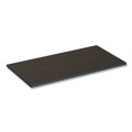 Office Jansan | Alera ALETT4824EW 47.63 in. x 23.63 in. Rectangular Reversible Laminate Table Top - Espresso/Walnut image number 4