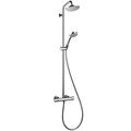 Fixtures | Hansgrohe 27169001 2.0 GPM Croma Green Showerpipe (Chrome) image number 0