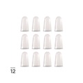Cleaning Cloths | LEE 41090 Size 13 Micro-Gel Fingertips - X-Large Clear (12/Pack) image number 3