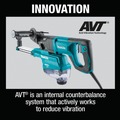 Clearance Center | Makita HR2663 8 Amp AVT HEPA Dust Extractor Corded 1 in. SDS-Plus Rotary Hammer With D-Handle image number 16