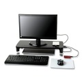 Monitor Stands | 3M MS100B 21.6 in. x 9.4 in. x 2.7 in. to 3.9 in. Supports 33 lbs. Monitor Stand MS100B - Black/Clear image number 3