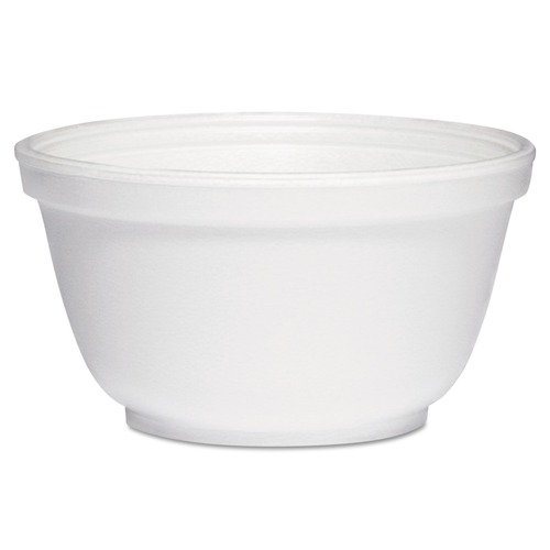 Just Launched | Dart 10B20 J Cup 10 oz. Insulated Foam Bowls - White (1000/Carton) image number 0
