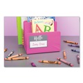 Office Jansan | Avery 08722 3.37 in. x 2.33 in. Flexible "Hello" Adhesive Name Badge Labels - Assorted (120/PK) image number 4