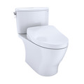Bidets | TOTO MW4423046CEFG#01 WASHLETplus Nexus 2-Piece Elongated 1.28 GPF Toilet with S500e Contemporary Bidet Seat (Cotton White) image number 0