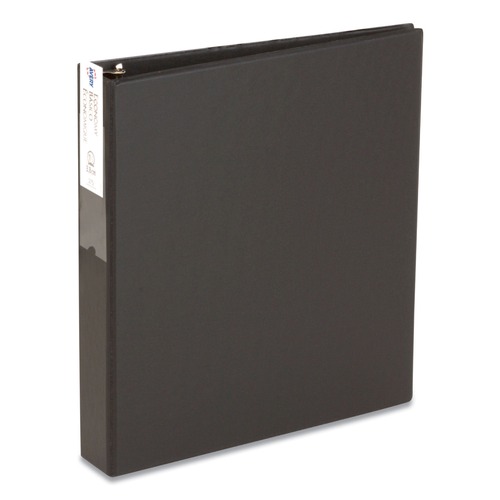 Bulk Savings Pricing 2 | Avery 04401 1.5 in. Capacity 11 x 8.5 Economy Non-View Binder with 3 Round Rings - Black image number 0