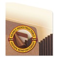 Office Jansan | Smead 73390 5.25 in. Expansion Redrope Tuff Pocket Drop-Front File Pockets with Fully Lined Gussets - Letter , Redrope (10/Box) image number 5