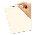 Office Jansan | Avery 08066 0.66 in. x 3.44 in. Removable File Folder Labels with Sure Feed Technology - White (30/Sheet, 25 Sheets/Pack) image number 1