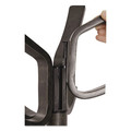 Office Jansan | Alba PMCAFE 21.67w x 21.67d x 69.33h Cafe Ten Peg/Five Hook Wood Coat Stand - Espresso Brown image number 2