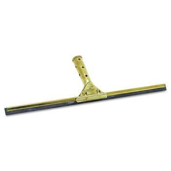 Unger Golden Clip 18 in. Wide Blade 4.5 in. Handle Brass Squeegees