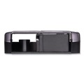 Office Jansan | San Jamar R4090TBK 9 in. Roll 19 in. x 5.25 in. x 12 in. JBT Twin Toilet Oceans Tissue Dispenser - Transparent Black Pearl image number 3