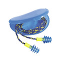 Jobsite Accessories | Howard Leight by Honeywell FUS30-HP 100-Pair Fusion 27 dB Corded Multiple-Use Earplugs - Blue/White, Regular image number 1