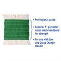 Cleaning & Janitorial Supplies | Boardwalk BWK502WHCT Super Loop Wet Mop Head with Cotton/Synthetic Fiber and 5 in. Headband - Medium, White (12/Carton) image number 9