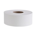 Cleaning & Janitorial Supplies | Boardwalk BWK410323 3.4 in. x 1000 ft. 2 Ply Jumbo Roll Bathroom Tissue - White (12/Carton) image number 0