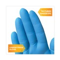 Work Gloves | Ansell 54422 6 mil Thick 9.5 in. Long Powder-Free G10 2PRO Nitrile Gloves - Medium, Blue (100/Box, 10 Boxes/Carton) image number 5
