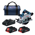 Circular Saws | Factory Reconditioned Bosch GKS18V-22LB25-RT 18V Brushless Blade-Left Lithium-Ion 6-1/2 in. Cordless Circular Saw Kit (4 Ah) image number 0