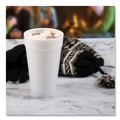 Food Trays, Containers, and Lids | Dart 20J16 20 oz. Foam Drink Cups - White (500/Carton) image number 6