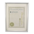 Office Jansan | Universal UNV76854 11.25 in. x 14.5 in. Easel Back Plastic Document Frame - Metallic Silver image number 3