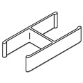 Office Jansan | HON HBV-QC180.Q Verse Quick Connect 180 Degree Connecting Hardware - Gray (1 Pair) image number 0