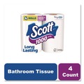 Cleaning & Janitorial Supplies | Scott 10183 1-Ply Septic Safe Bathroom Tissue - White (12/Carton) image number 4