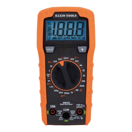 Multimeters | Klein Tools MM325 600V Manual-Ranging Digital Multimeter image number 0