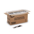 Cutlery | Dixie CH56NSPC7 Wrapped Fork/Knife/Spoon/Napkin Packets - Black (250/Carton) image number 3