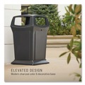 Trash & Waste Bins | Rubbermaid Commercial FG917388BLA Ranger 45-Gallon Fire-Safe Structural Foam Open-Style Container - Black image number 5